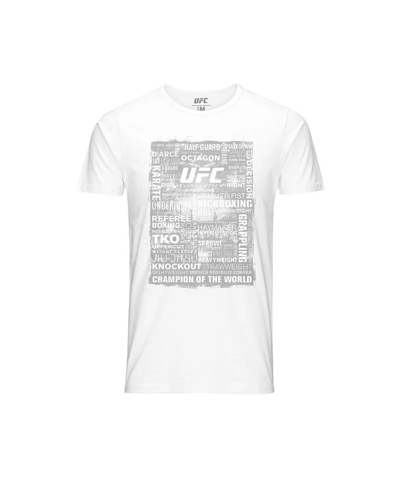 UFC Terminology All Over Print White T-Shirt $12.04 MEN'S