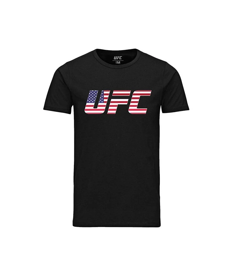 Men's UFC USA Country Logo T-Shirt - Black $11.76 MEN'S