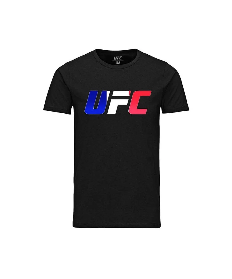 Men's UFC France Country Logo T-Shirt - Black $9.80 MEN'S