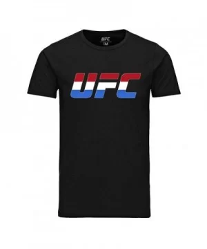 Men's UFC Netherlands Country Logo T-Shirt - Black $12.04 MEN'S