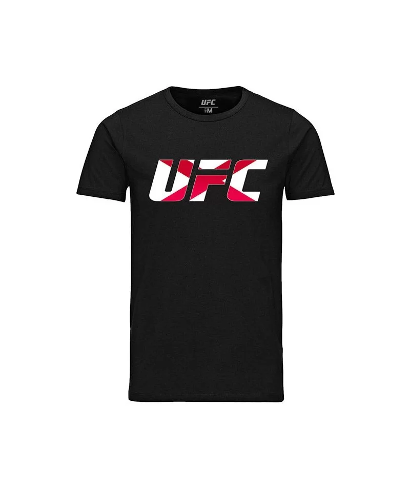 Men's UFC Northern Ireland Country Logo T-Shirt - Black $10.64 MEN'S