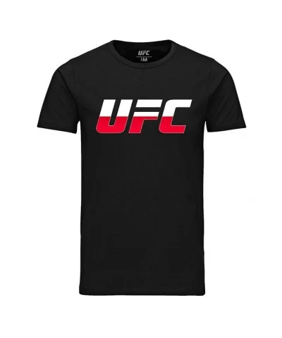 Men's UFC Poland Country Logo T-Shirt - Black $9.80 MEN'S