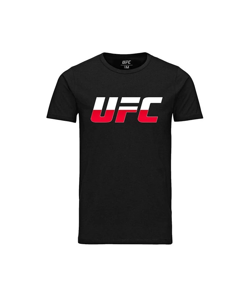 Men's UFC Poland Country Logo T-Shirt - Black $9.80 MEN'S