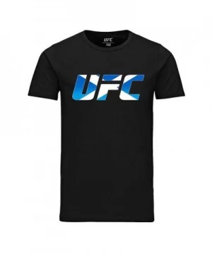 Men's UFC Scotland Country Logo T-Shirt - Black $8.96 MEN'S