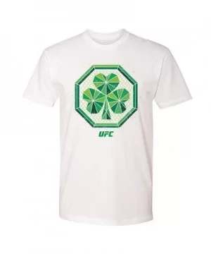 Men's UFC Geo Shamrock T-Shirt - White $10.36 MEN'S