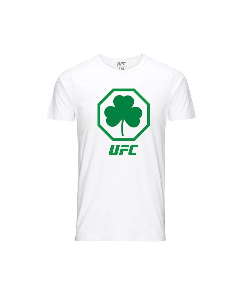 Men's UFC St. Patrick's Day Shamrock T-Shirt - White $10.08 MEN'S