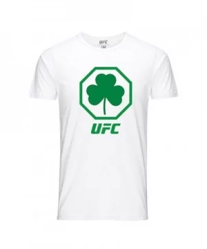 Men's UFC St. Patrick's Day Shamrock T-Shirt - White $10.08 MEN'S