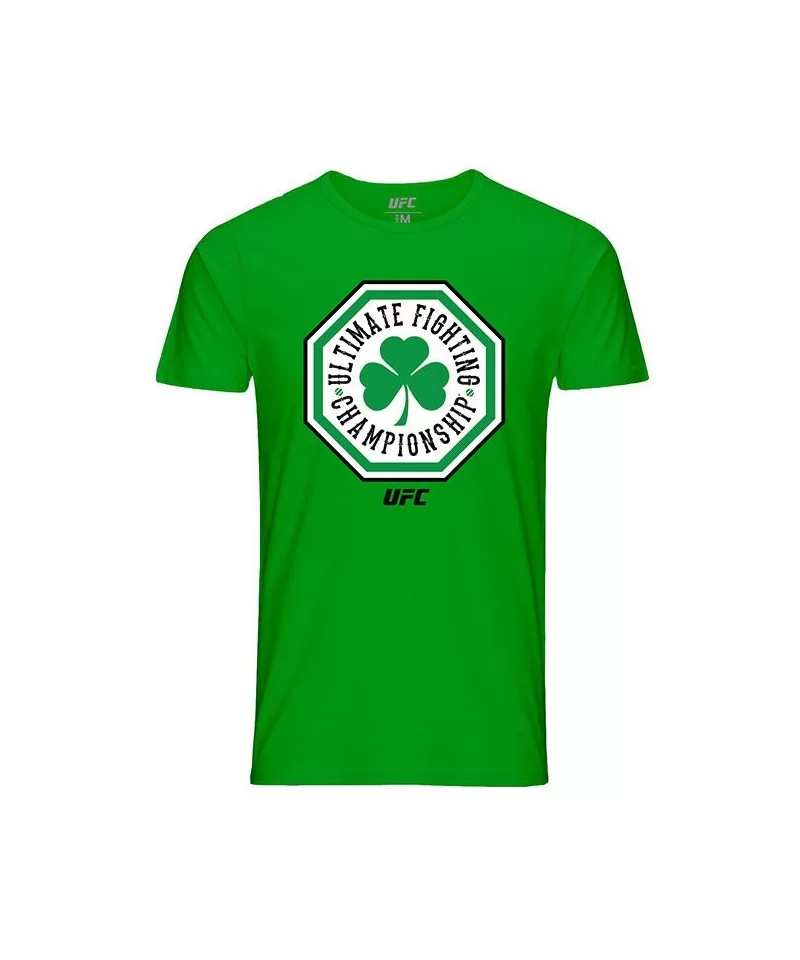 Men's UFC St. Patrick's Day Octagon T-Shirt - Green $12.88 MEN'S