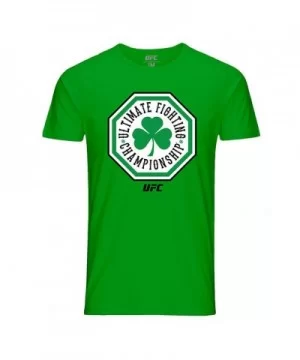 Men's UFC St. Patrick's Day Octagon T-Shirt - Green $12.88 MEN'S