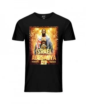 Men's UFC Israel "The Last Stylebender" Adesanya UFC 276 Champ T-Shirt - Black $9.24 MEN'S