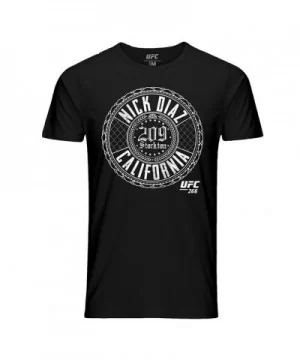 Men's UFC Nick Diaz 209 Cali T-Shirt - Black $11.20 MEN'S