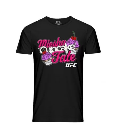 Men's UFC Miesha "Cupcake" Tate Cupcake T-Shirt - Black $8.96 MEN'S