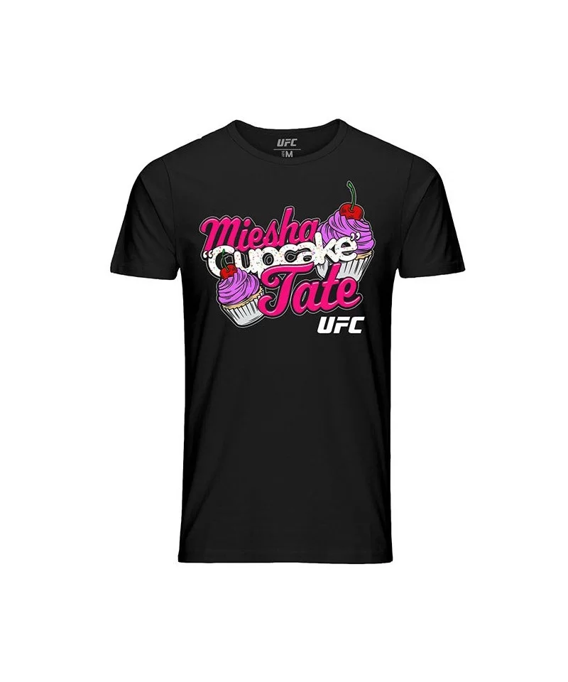 Men's UFC Miesha "Cupcake" Tate Cupcake T-Shirt - Black $8.96 MEN'S