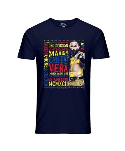 Men's UFC Marlon "Chito" Vera Quote T-Shirt - Navy $12.04 MEN'S