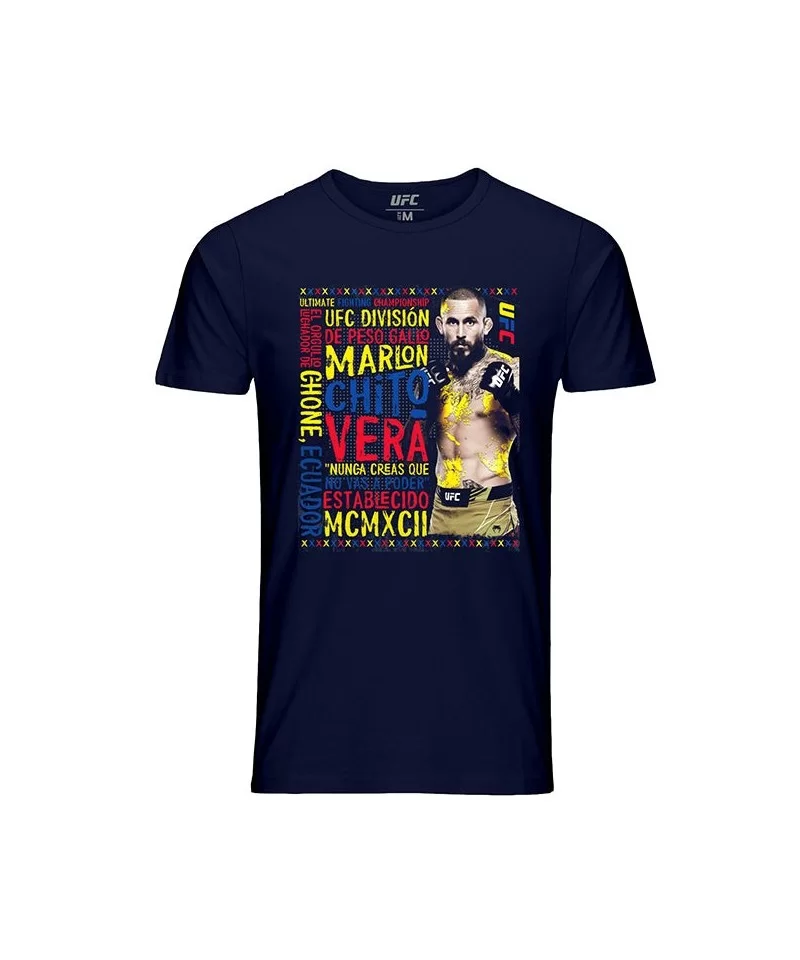 Men's UFC Marlon "Chito" Vera Quote T-Shirt - Navy $12.04 MEN'S