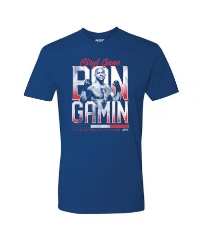 Men's UFC Ciryl "Bon Gamin" Gane T-Shirt - Royal $10.64 MEN'S