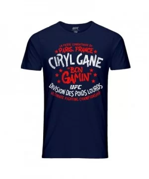 Men's UFC Ciryl "Bon Gamin" Gane Crest T-Shirt - Navy $8.40 MEN'S