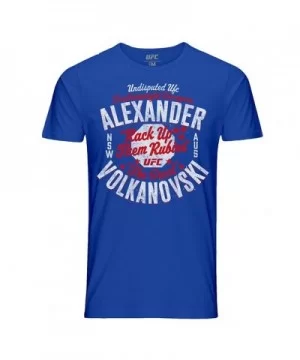 Men's UFC Alexander "The Great" Volkanovski Rack Up Them Rubies T-Shirt - Royal $10.92 MEN'S