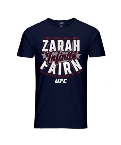 Men's UFC Zarah "Infinite" Fairn Crest T-Shirt - Navy $10.36 MEN'S