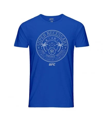 Men's UFC 244 Jorge "Gamebred" Masvidal Super Necessary T-Shirt - Royal $12.32 MEN'S