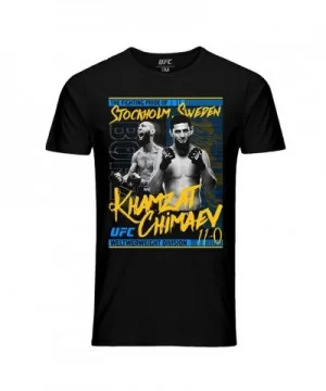 Men's UFC Khamzat "Borz" Chimaev 11-0 T-Shirt - Black $9.52 MEN'S