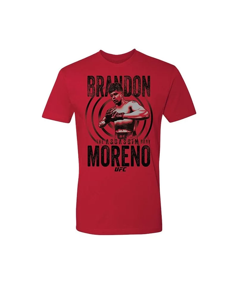 Men's UFC Brandon Moreno T-Shirt - Red $9.24 MEN'S