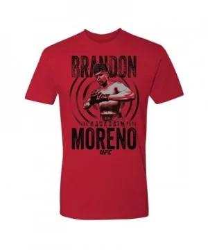 Men's UFC Brandon Moreno T-Shirt - Red $9.24 MEN'S