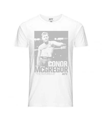 Men's UFC Conor "The Notorious" McGregor ICON T-Shirt - Grey $13.44 MEN'S