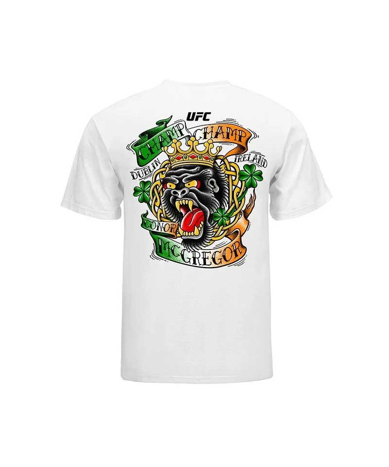 Men's UFC Conor McGregor "Screaming Gorilla" T-Shirt - White $10.64 MEN'S