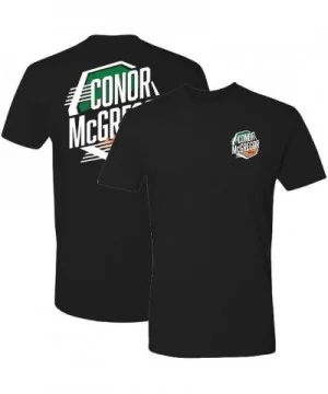 Men's Conor McGregor Back in the Octagon T-Shirt - Black $9.52 MEN'S