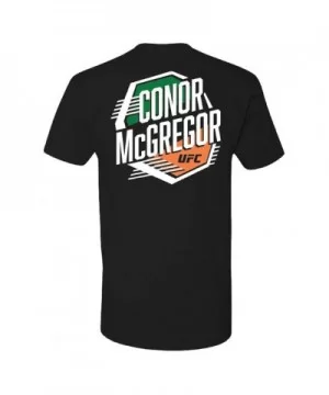 Men's Conor McGregor Back in the Octagon T-Shirt - Black $9.52 MEN'S