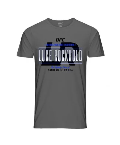 Men's UFC Luke Rockhold Fighting Out Of T-Shirt - Asphalt $9.24 MEN'S