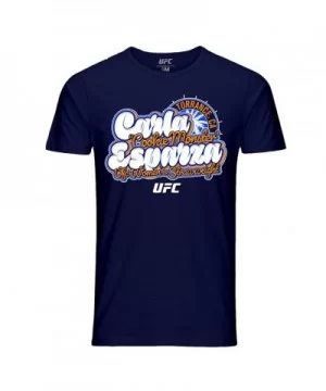 Men's UFC Carla "Cookie Monster" Esparza California T-Shirt - Navy $8.68 MEN'S