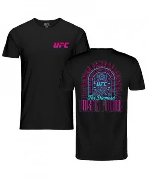 Men's UFC Dustin "The Diamond" Poirier Greatness is Within T-Shirt - Black $10.08 MEN'S