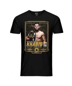 Men's UFC Khabib "The Eagle" Nurmagomedov Hall of Fame T-Shirt - Black $8.96 MEN'S