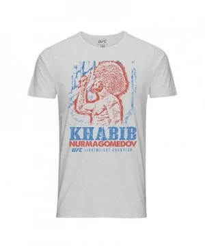 Men's UFC Khabib "The Eagle" Nurmagomedov Russian Sketch T-Shirt - Heather Grey $8.40 MEN'S