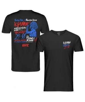 UFC Men's Khabib Nurmagomedov Goat T-Shirt - Black $10.08 MEN'S