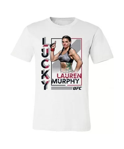 Men's UFC "Lucky" Lauren Murphy T-Shirt - White $12.88 MEN'S