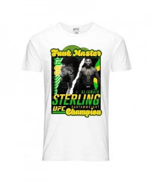 Men's UFC Aljamain "Funk Master" Sterling 1989 T-Shirt - White $14.00 MEN'S