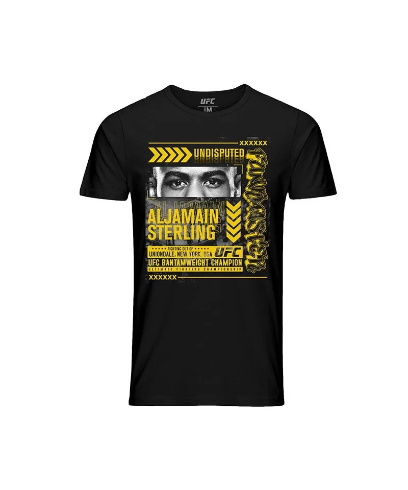 Men's UFC Aljamain "Funk Master" Sterling Undisputed T-Shirt - Black $10.64 MEN'S