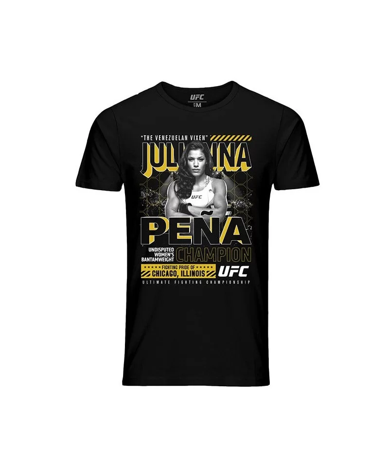 Men's UFC Julianna Pena Champion T-Shirt - Black $9.24 MEN'S