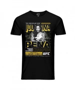 Men's UFC Julianna Pena Champion T-Shirt - Black $9.24 MEN'S