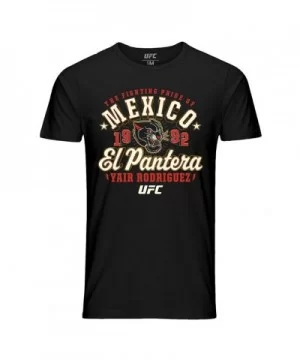 Men's UFC Yair "El Pantera" Rodriguez Crest T-Shirt - Black $13.72 MEN'S