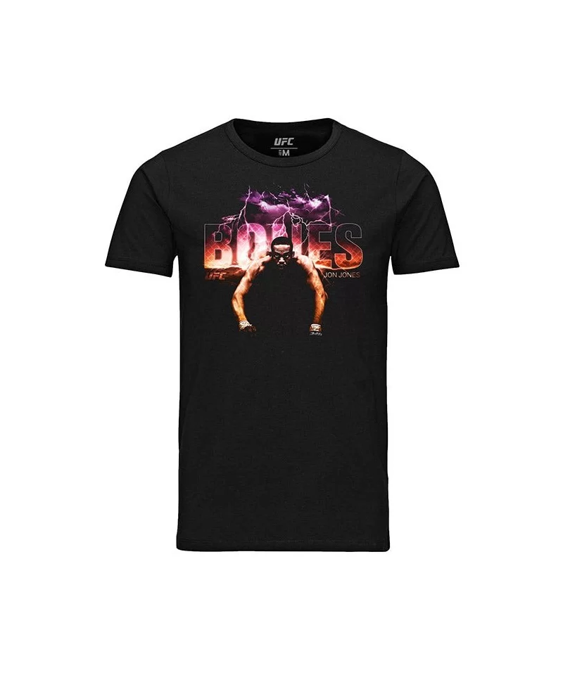 Men's UFC Jon "Bones" Jones Electrifying Graphic T-Shirt - Black $10.92 MEN'S