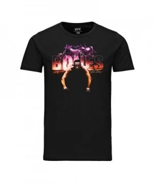 Men's UFC Jon "Bones" Jones Electrifying Graphic T-Shirt - Black $10.92 MEN'S