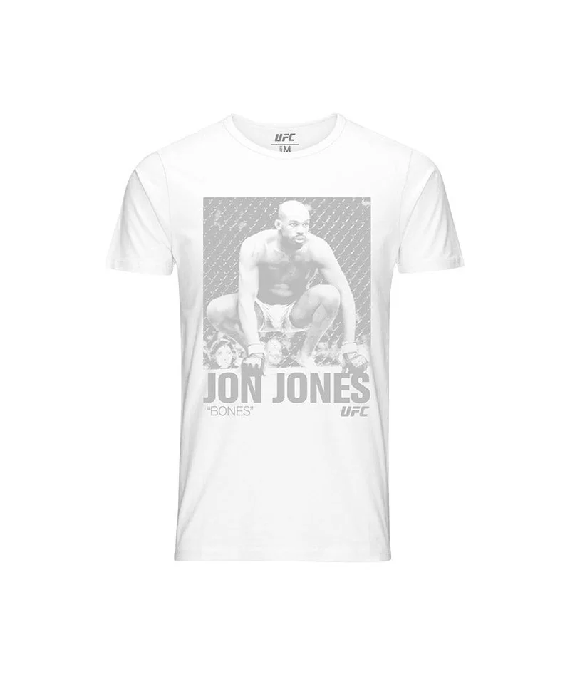 Men's UFC Jon "Bones" Jones ICON Graphic T-Shirt - White $13.16 MEN'S