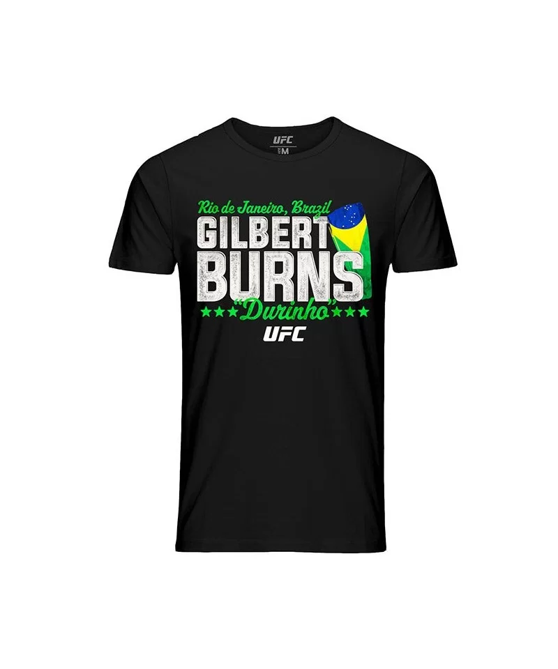 Men's UFC Gilbert "Durinho" Burns Bandana T-Shirt - Black $11.48 MEN'S