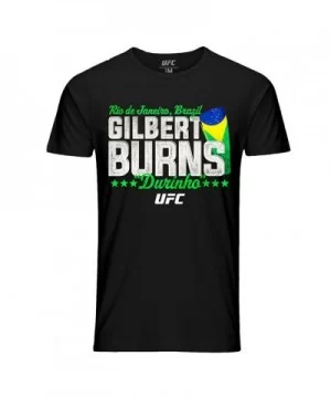 Men's UFC Gilbert "Durinho" Burns Bandana T-Shirt - Black $11.48 MEN'S