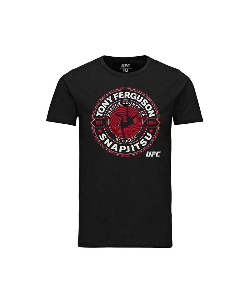 Men's UFC Tony "El Cucuy" Ferguson School of Snap Jitsu T-Shirt - Black $10.64 MEN'S