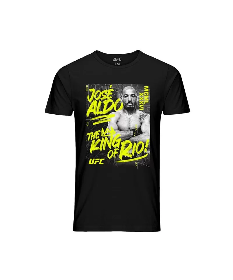 Men's UFC Jose Aldo King of Rio T-Shirt - Black $14.00 MEN'S